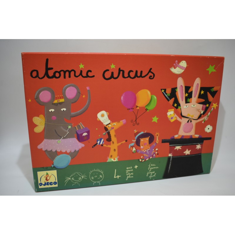 Atomic Circus Djeco Jeux De Société Jeu Game Cirque Animaux eveil Magique