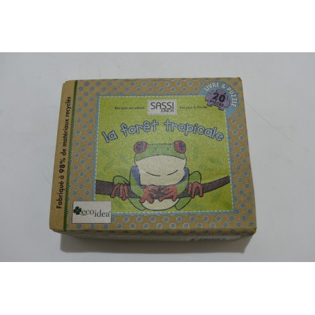 La foret Tropicale Sassi junior jeu de société eveil Eco idea livre puzzle