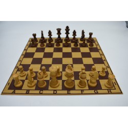 Jeu D'echecs Pieces en buis Lardy International pieces avec echiquier regle jeu de société bois buis coffret