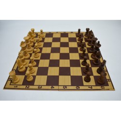 Jeu D'echecs Pieces en buis Lardy International pieces avec echiquier regle jeu de société bois buis coffret