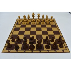 Jeu D'echecs Pieces en buis Lardy International pieces avec echiquier regle jeu de société bois buis coffret