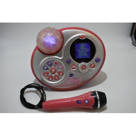 Vtech Kidi Super Star kid jeu jouet électronique micro chant station Dj chanson karaoké educatif