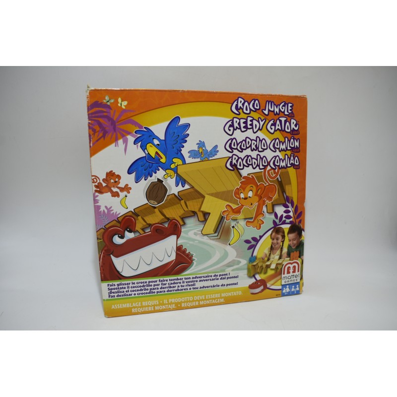 Croco Jungle Edition Mattel games jeu de société jeux crocodile jungle savane pont