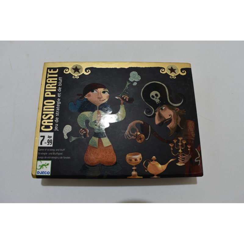 Casino Pirate Edition Djeco jeux de société jeu de strategie et de bluff cartes