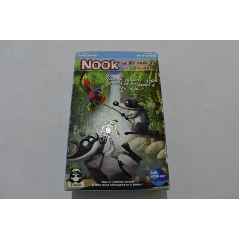 Nook le racoon et les Ouassous jeu de société Ti'Panda Antilles jeux nature animaux