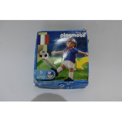 Playmobil lot de 3 footballeurs FFF 4710 jeu jouet figurine football ballon soccer joueurs equipe de france