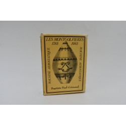 Jeu de cartes Grimaud Collection Les mongolfieres Mongolfier1783-1983 bi centenaire machine aerostatique