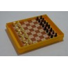 Jeux D'echecs de voyage echec jeu de société vintage box transportable