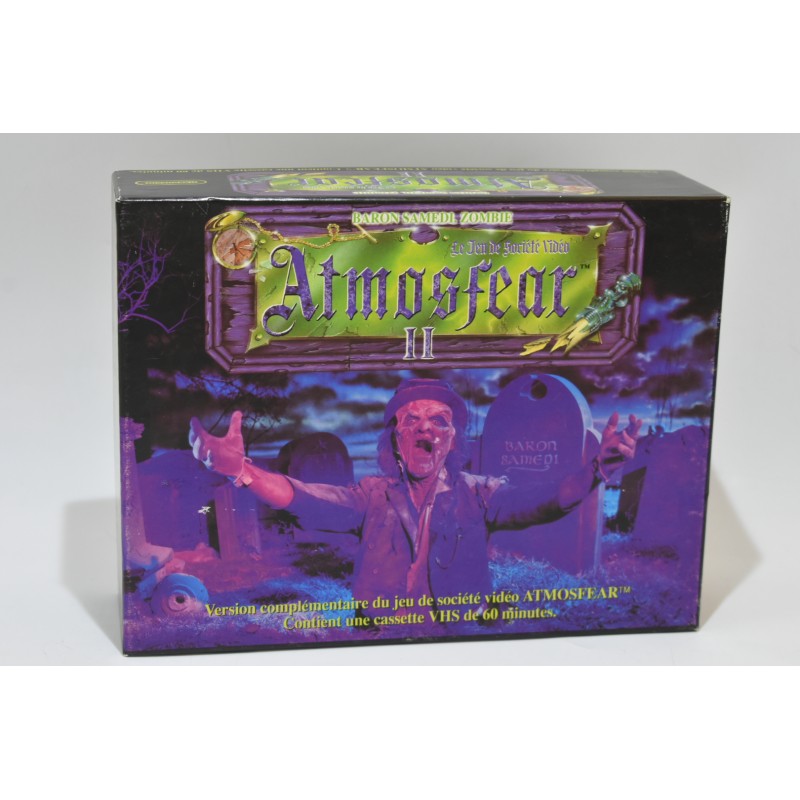 Atmosfear II le jeu de société vidéo vhs baron samedi zombie version complémentaire vidéo extension