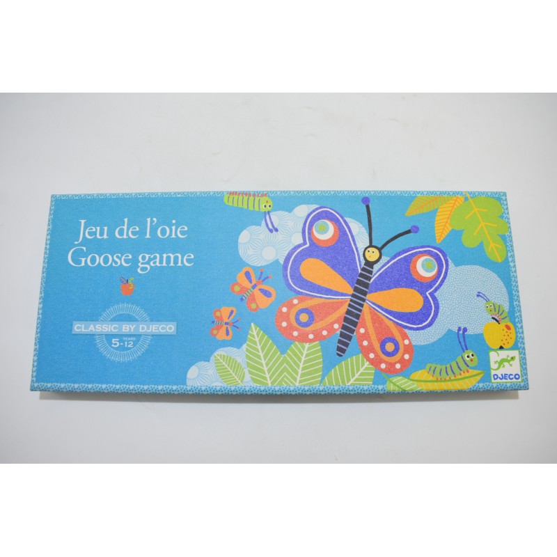 Jeu de L'Oie Classic By Djeco jeu de société jeux revisité papillons insectes bois