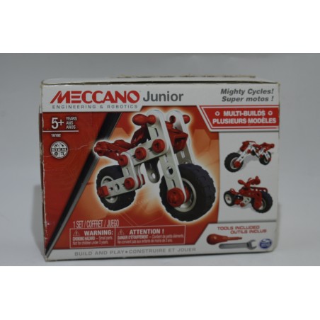 Meccano Junior 16102 plusieurs modeles construction jeu bricolage outils