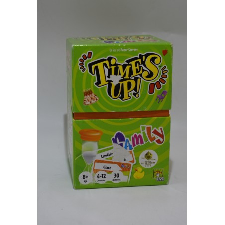 Time's Up Family Edition Repos production as d'or jeu de l'année jeux de société times vert