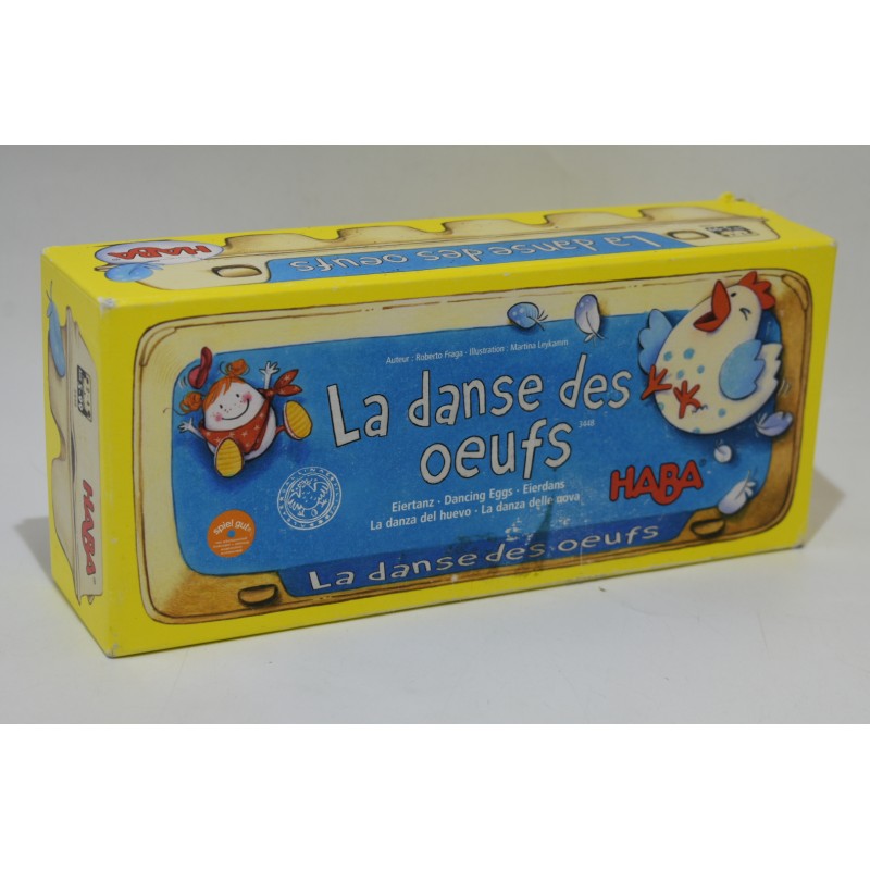 La danse des Oeufs Edition Haba jeu de société jeux d'adresse poule oeuf sauteur
