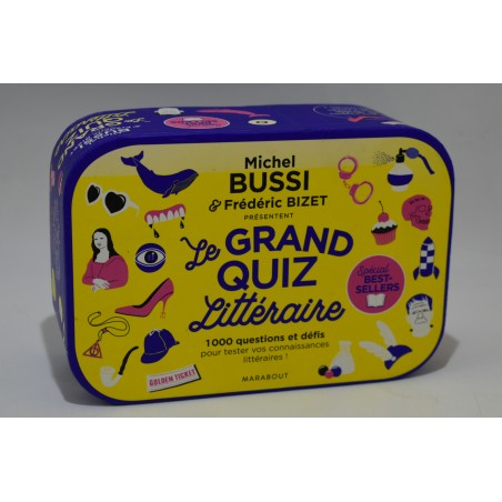 Le Grand quiz litteraire jeu marabout jeux de société 1000 questions défis soirée