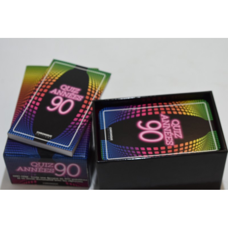 Quiz Années 90 Chronique Edition jeu de société soirée quizz questions