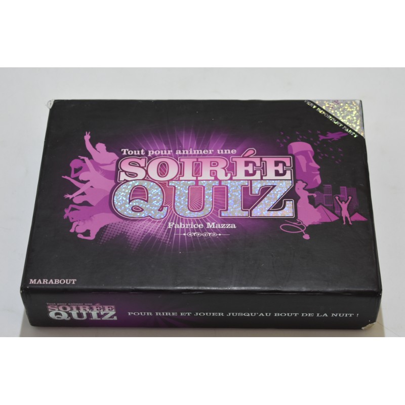 Tout pour animer une Soirée Quiz Edition Marabout jeu de société jeux quizz défis