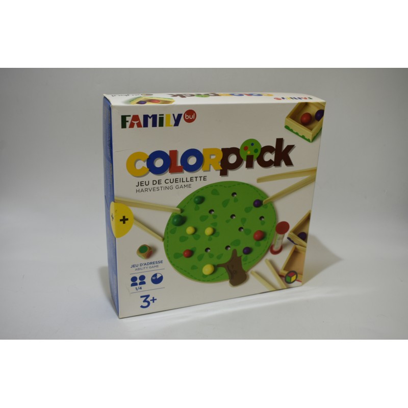 Colorpick Edition Family Bul jeux de société color jeu d'adresse couleur bois