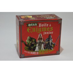 Mega boite a Enigmes junior Deux coqs d'or jeu de société jeux quiz