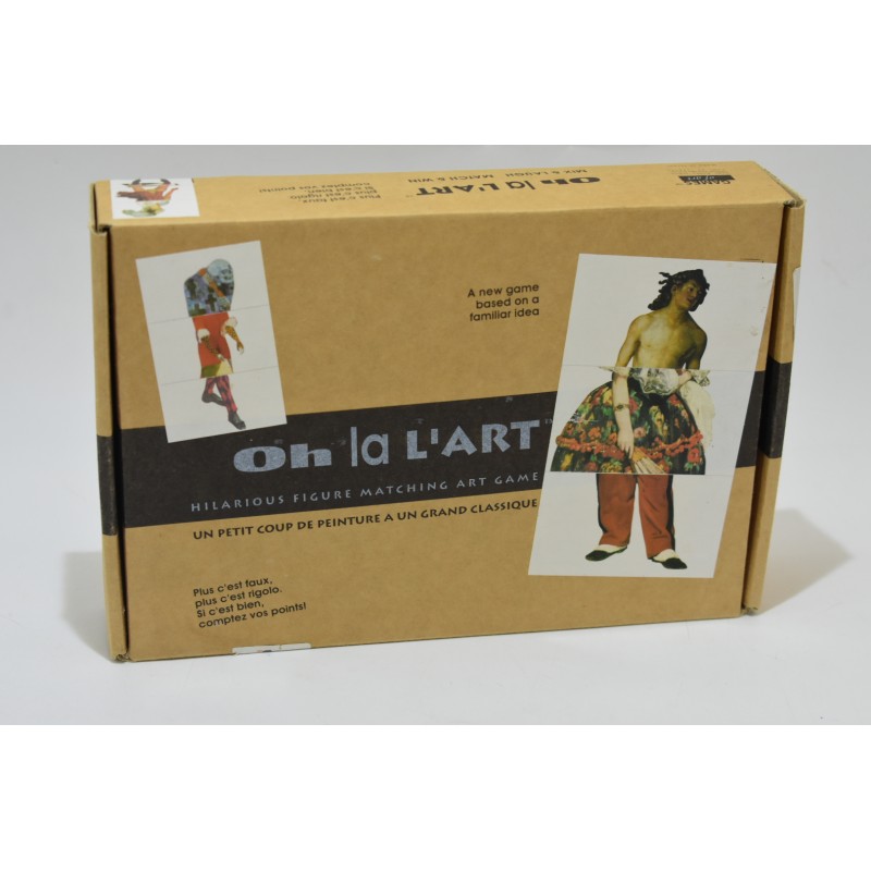 Oh la l'Art un petit coup de peinture a un grand classique new game matching art game figure