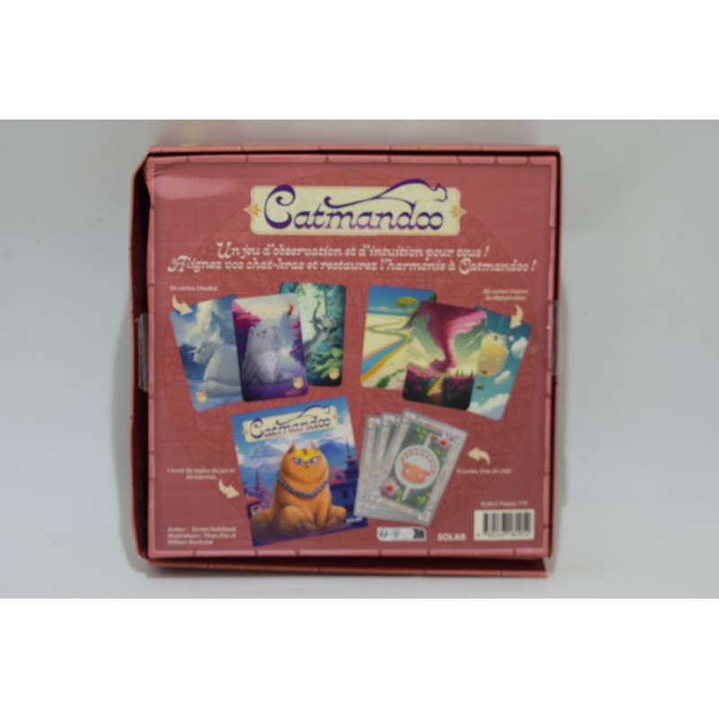 Catmando Edition Solar jeu de société jeux d'observation chat kras chakra