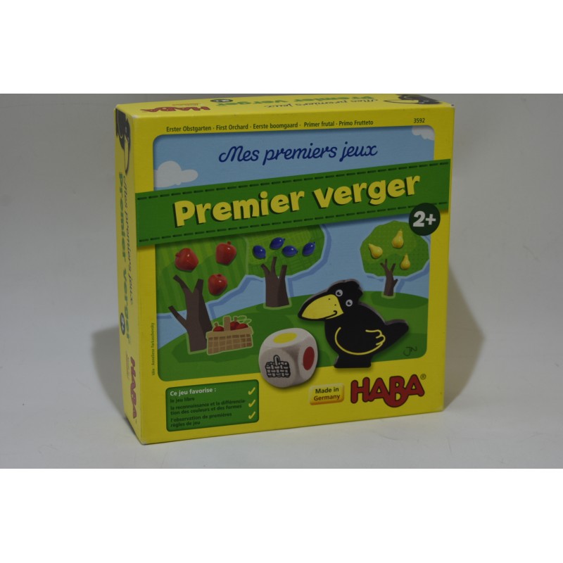 Premier Verger Edition Haba mes premiers jeux jeu de société bois