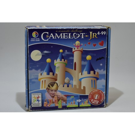 Camelot Jr Edition Smart Games jeu de société bois romantic challenge arthur chateau construction