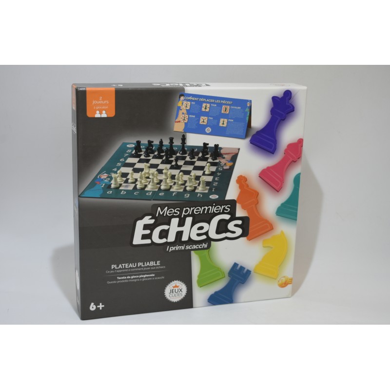 Mes Premiers Echecs Plateau pliable jeu de société jeux d'echecs collection jeux cultes