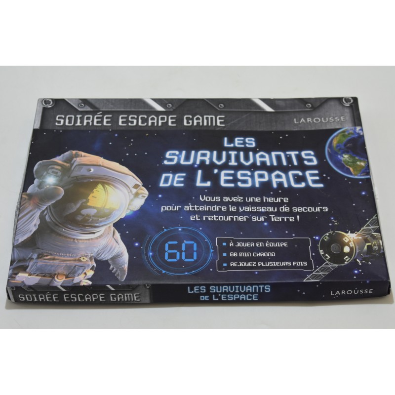 Les survivants de l'espace Edition Larousse jeu soirée escape game jeux de société