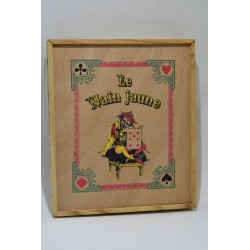 Coffret Le nain jaune bois jeu edition Atlas jeux de société mises cartes