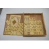 Jeu de Domino double six jeux de société coffret bois Edition atlas