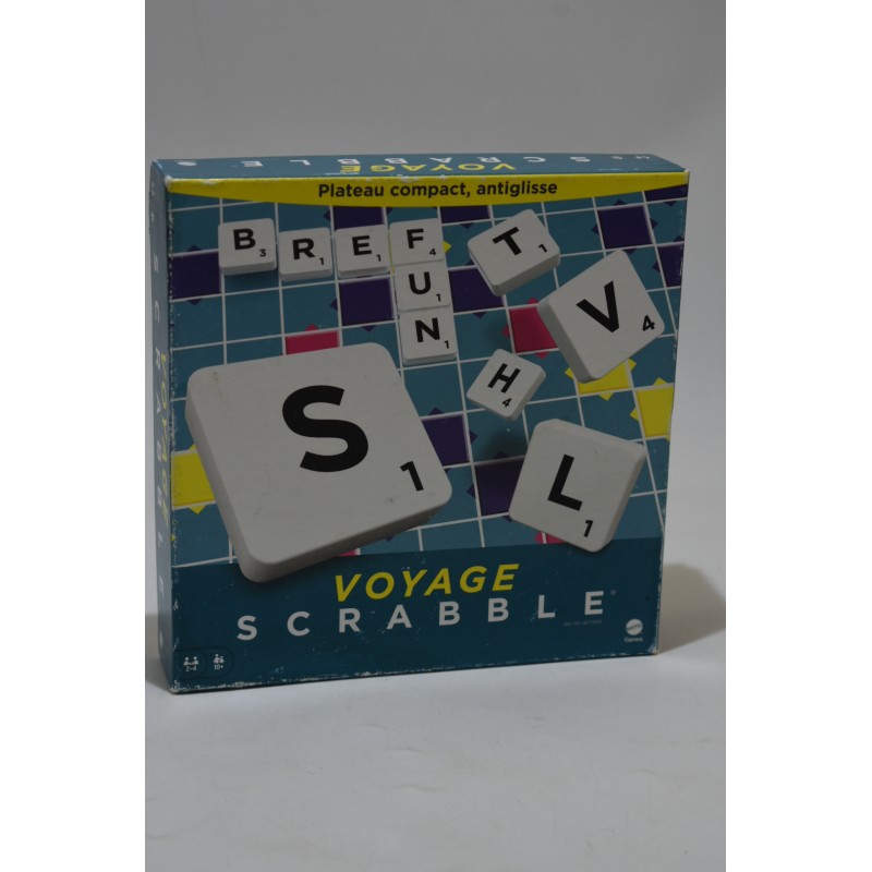 Scrabble Voyage plateau compact antiglisse edition mattel games jeu de société jeux luxe prestige competition duplicate