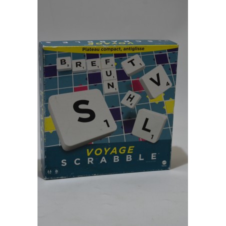 Scrabble Voyage plateau compact antiglisse edition mattel games jeu de société jeux luxe prestige competition duplicate