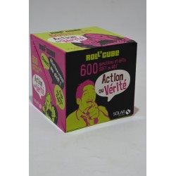 Roll' cube jeu de société solar editions action ou vérité 600 questions défis soft ou hot