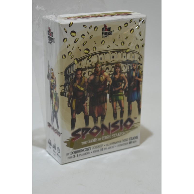 Sponsio the game of high stakes jeu de société jeux gladiator mind fitness games