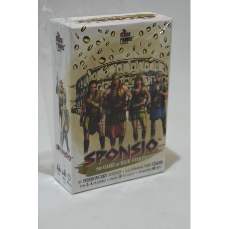 Sponsio the game of high stakes jeu de société jeux gladiator mind fitness games
