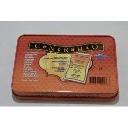 Contrario boite métal jeu de société jeux cartes a jouer