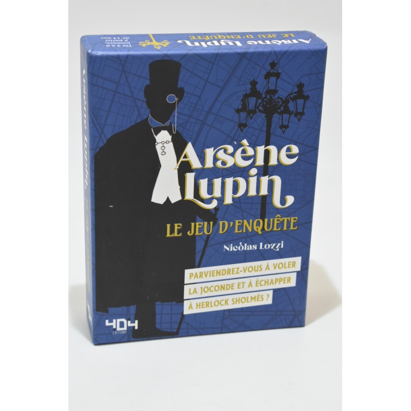 Arsene Lupin le jeu d'enquete Editions 404 sherlock holmes jeux