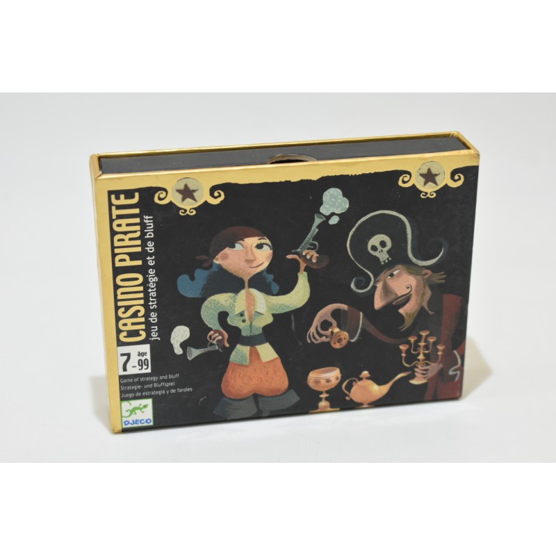 Casino Pirate Edition Djeco jeu de strategie et de bluff pirates jeu poker
