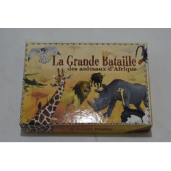 La grande bataille des animaux d'afrique 4 jeux de cartes safari savane noé jeux de société