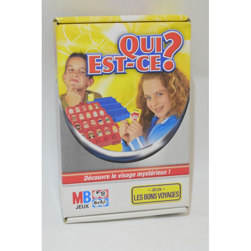 Qui est-ce ? Mb jeux les bons voyages jeu de société qui est ce vintage maria hasbro