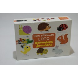 Mon premier loto animaux familiers jeu de société nathan