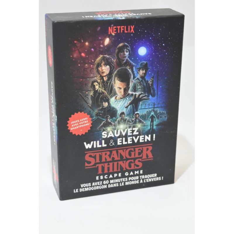 Stranger Things Escape game jeu de société Netflix jeux Will eleven larousse livret cartes