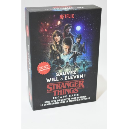 Stranger Things Escape game jeu de société Netflix jeux Will eleven larousse livret cartes