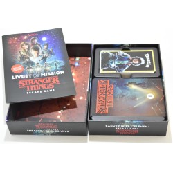 Stranger Things Escape game jeu de société Netflix jeux Will eleven larousse livret cartes