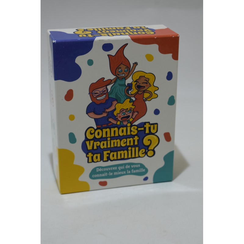 Connais tu vraiment ta famille ? jeu de société jeux de cartes a jouer oh happy games