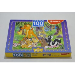 Disney classic Bambi sous la pluie Puzzle 100 edition nathan jeu eveil