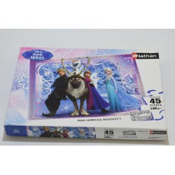 Disney La reine des neiges Puzzle 45 pieces edition Nathan mon complice reussite jeu puzzles