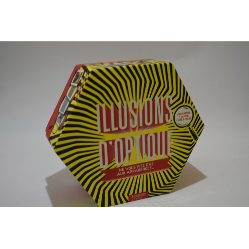 Illusions d'optique Edition hachette loisirs cartes livre jeu de société jeux