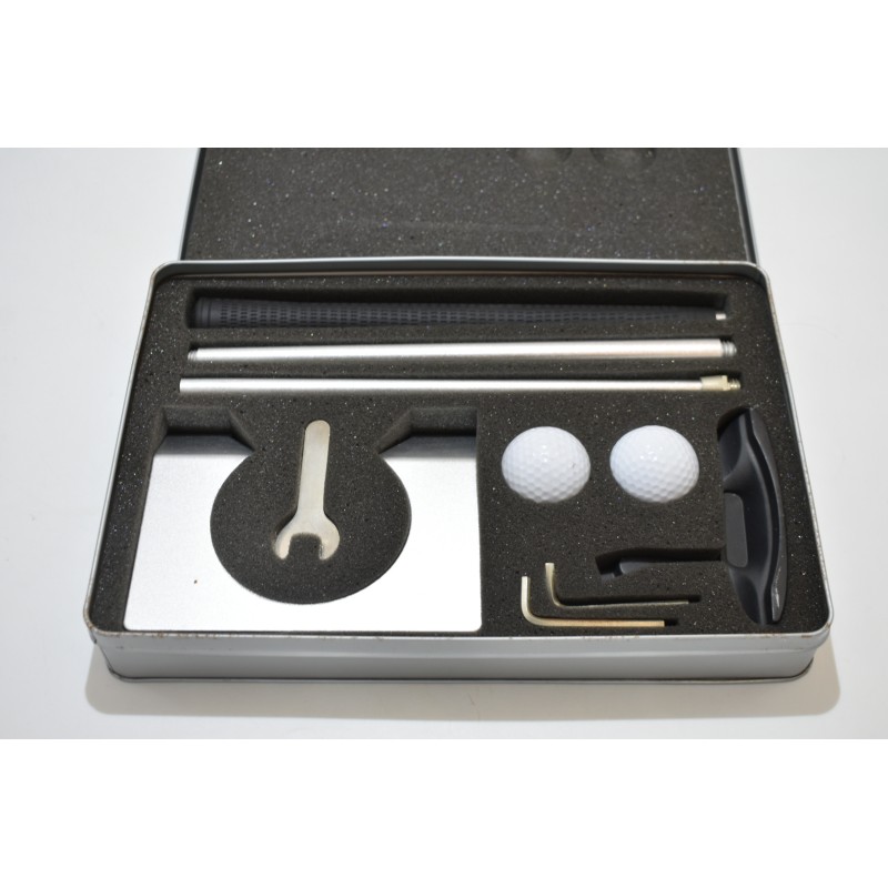 Kit de golf Putter a monter entrainement intérieur canne club set malette putting