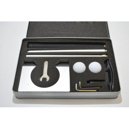 Kit de golf Putter a monter entrainement intérieur canne club set malette putting